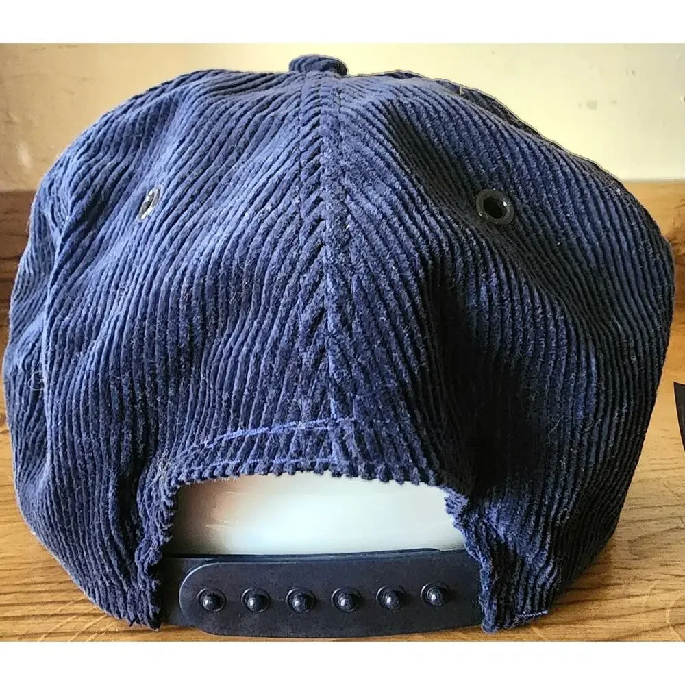 90s Vintage Camel Joe Cigarettes Corduroy Hat Smooth Character Snapback Cap